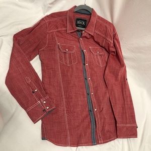 Men's Buckle Collared Shirt
